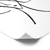 Moderne, Minimalistische Abstrakte Fassade Kunst Z Poster (Ecke)