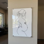 Moderne, Minimalistische Abstrakte Linie Zeichnend Poster