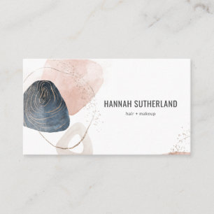 Moderne minimalistische abstrakte Typografie Visitenkarte