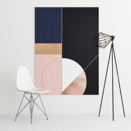 Moderne minimalistische abstrakte Wandkunst Fotodruck