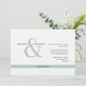 Moderne Minimalistische Ampere und Einladung zur H (Stehend Vorderseite)