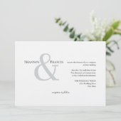 Moderne Minimalistische Ampere und Einladung zur H (Stehend Vorderseite)