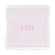 Moderne minimalistische Anfangsbuchstabe Pink Mono