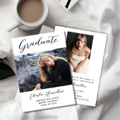 Moderne Minimalistische Ankündigung 2 Foto Abschlu