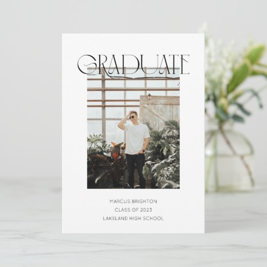 Moderne Minimalistische Ankündigung für das Studie (Stehend Vorderseite)