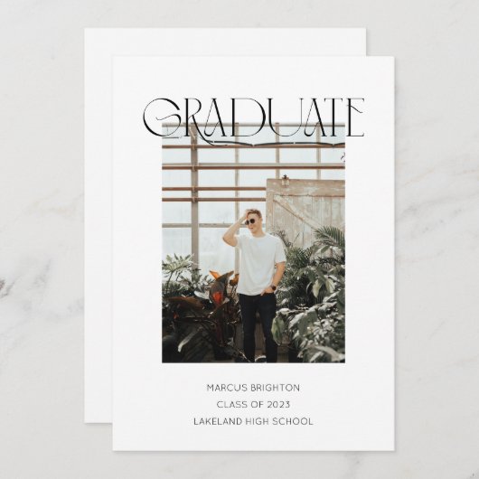 Moderne Minimalistische Ankündigung für das Studie (Vorne/Hinten)