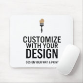 Moderne minimalistische anpassbare 9,25x7,75" mousepad (Mit Mouse)