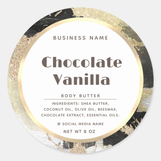 Moderne minimalistische Aquarellfarben Runder Aufkleber (Vorderseite)