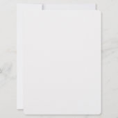 Moderne Minimalistische arabisch-englische muslimi Einladung (Rückseite)