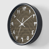 Moderne Minimalistische arabische Wohngestaltung Uhr (Winkel)