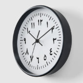 Moderne Minimalistische arabische Wohngestaltung Uhr (Winkel)