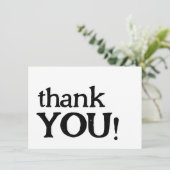 Moderne Minimalistische Babydusche Danke Karte (Stehend Vorderseite)