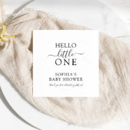 Moderne Minimalistische Babydusche Napkins Serviette