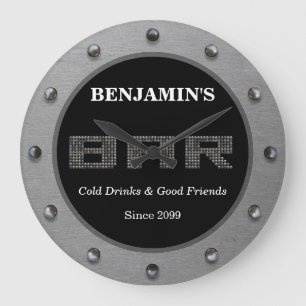 Moderne Minimalistische Bar Wanduhr