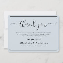 Moderne Minimalistische Beerdigung Vielen Dank