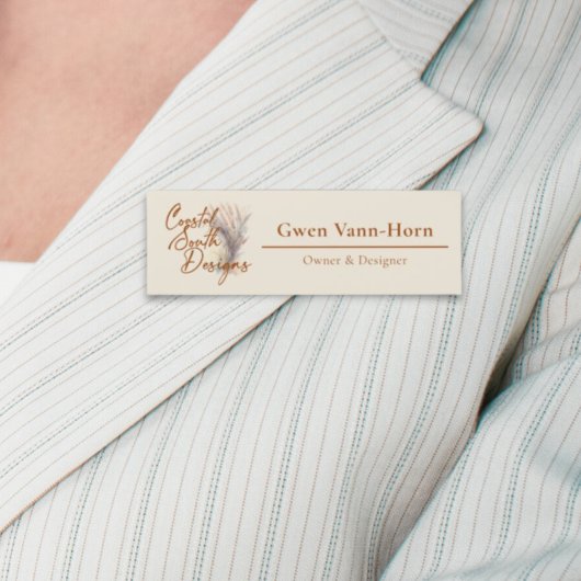 Moderne Minimalistische, benutzerdefinierte Logo-C Namensschild