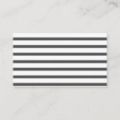 Moderne Minimalistische Berufliche Blackboard-Gesc Visitenkarte (Rückseite)