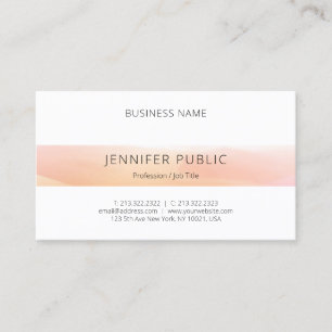 Moderne Minimalistische Berufliche Elegant-Vorlage Visitenkarte