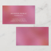 Moderne Minimalistische Berufliche Elegant-Vorlage Visitenkarte (Vorne/Hinten)