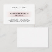 Moderne Minimalistische berufliche elegante Visitenkarte (Vorne/Hinten)