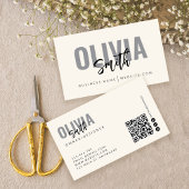 Moderne Minimalistische Berufliche Schlichte Visit Visitenkarte