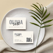 Moderne Minimalistische Berufliche Schlichte Visit Visitenkarte