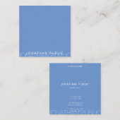 Moderne Minimalistische Berufliche Trendvorlage Quadratische Visitenkarte (Vorne/Hinten)