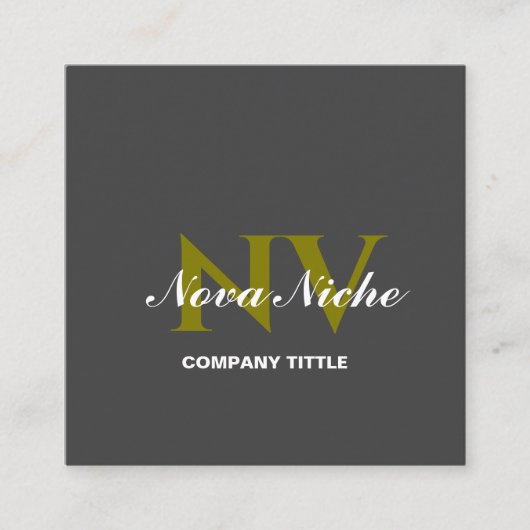 Moderne Minimalistische Berufliche Visitenkarte (Vorderseite)