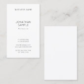 Moderne Minimalistische Berufliche Vorlage Einfach Visitenkarte (Vorne/Hinten)