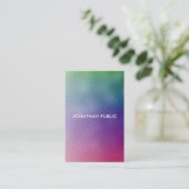 Moderne Minimalistische Berufliche Vorlage Visitenkarte (Stehend Vorderseite)