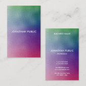 Moderne Minimalistische Berufliche Vorlage Visitenkarte (Vorne/Hinten)