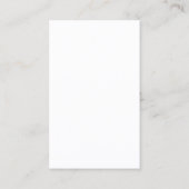 Moderne Minimalistische Berufliche Vorlage Visitenkarte (Rückseite)