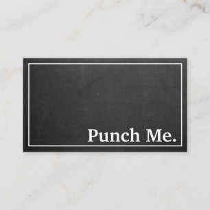 Moderne Minimalistische Black Chalkboard Loyalty C Visitenkarte