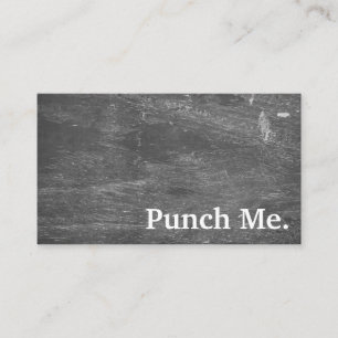 Moderne Minimalistische Black Chalkboard Loyalty C Visitenkarte