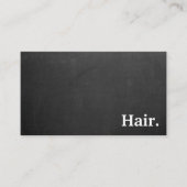 Moderne Minimalistische Black Chalkboard Loyalty C Visitenkarte (Vorderseite)