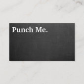 Moderne Minimalistische Black Chalkboard Loyalty C Visitenkarte (Vorderseite)