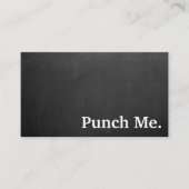 Moderne Minimalistische Black Chalkboard Loyalty C Visitenkarte (Vorderseite)