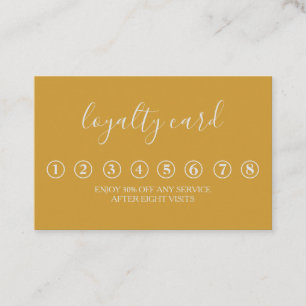 Moderne Minimalistische Black & White Loyalty Card Visitenkarte