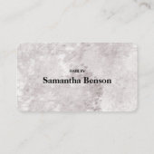 Moderne Minimalistische Black & White Loyalty Card Visitenkarte (Rückseite)