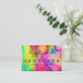 Moderne Minimalistische Black & White Loyalty Card Visitenkarte (Stehend Vorderseite)