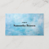 Moderne Minimalistische Black & White Loyalty Card Visitenkarte (Rückseite)