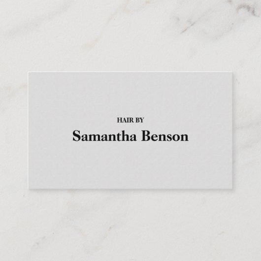 Moderne Minimalistische Black & White Loyalty Card Visitenkarte (Rückseite)