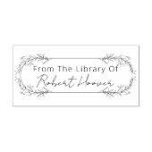 Moderne Minimalistische Blätter aus der Bibliothek Gummistempel (Prägung)