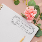 Moderne Minimalistische Blätter aus der Bibliothek Gummistempel