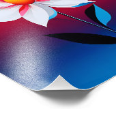 Moderne Minimalistische Blume Kunst Fotodruck (Ecke)