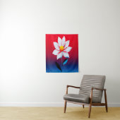 Moderne Minimalistische Blume Kunst Wandteppich (Beispiel)