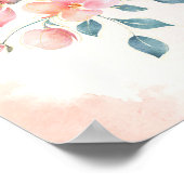 Moderne Minimalistische Blume Poster (Ecke)