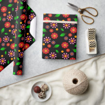 Moderne minimalistische Blumengestaltung schwarzer