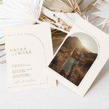 Moderne Minimalistische Boho Arch Foto Hochzeit