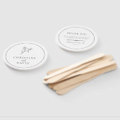 Moderne Minimalistische Boho Blume Wedding Hand Fa Fächer (Non-assembled)